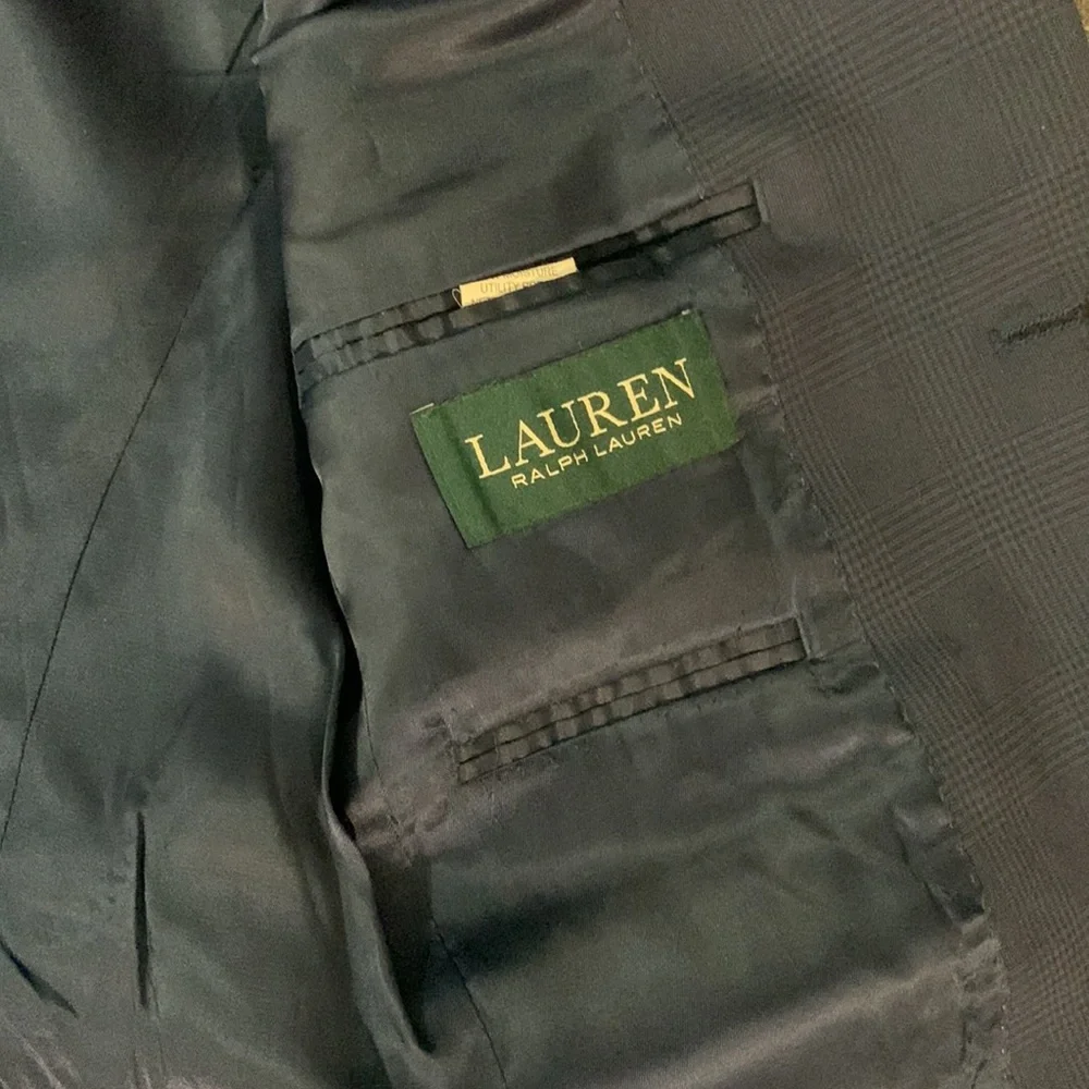 Lauren Ralph Lauren Boys Blazer Navy Dark Blue 10R Pockets School Church Party